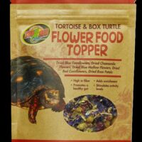 Zoo Med Tortoise & Box Turtle Flower Food Topper - 0.21oz