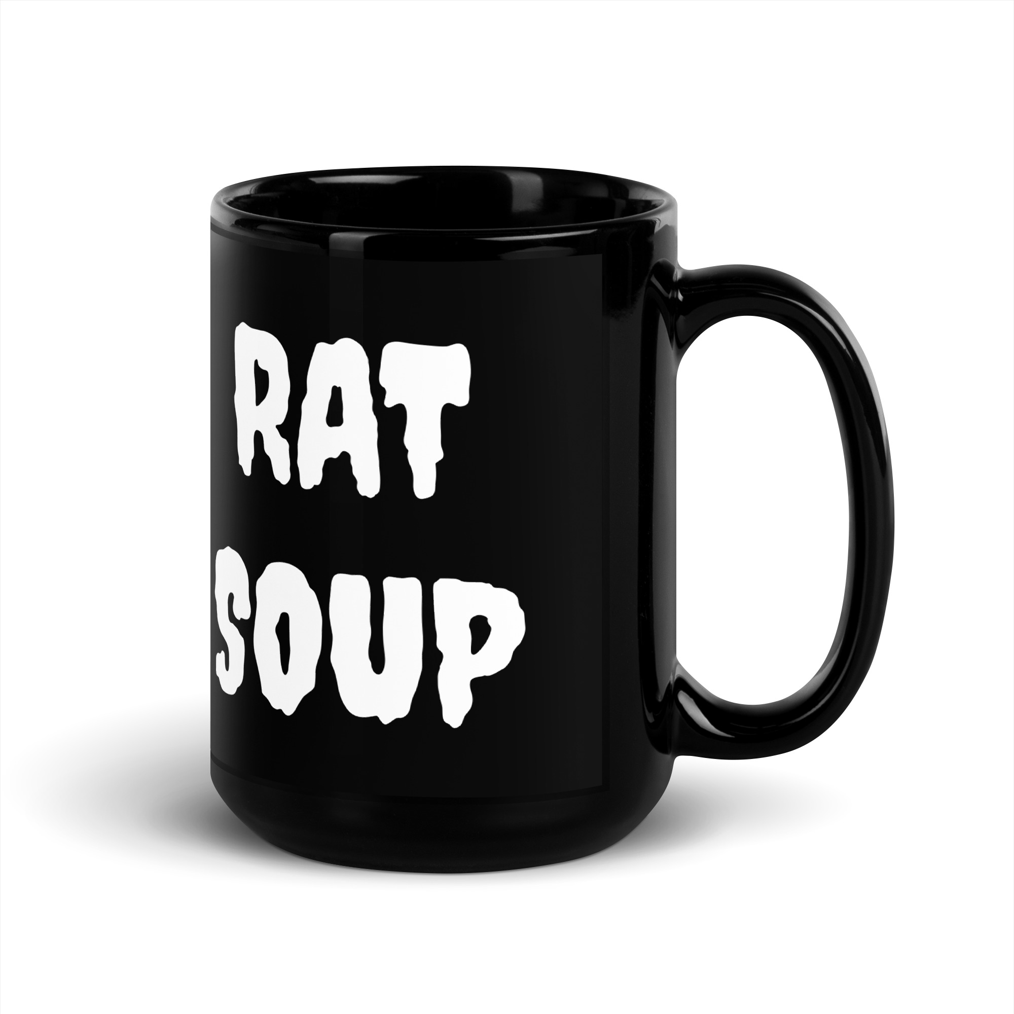 Black "Rat Soup" Mug - Image 5