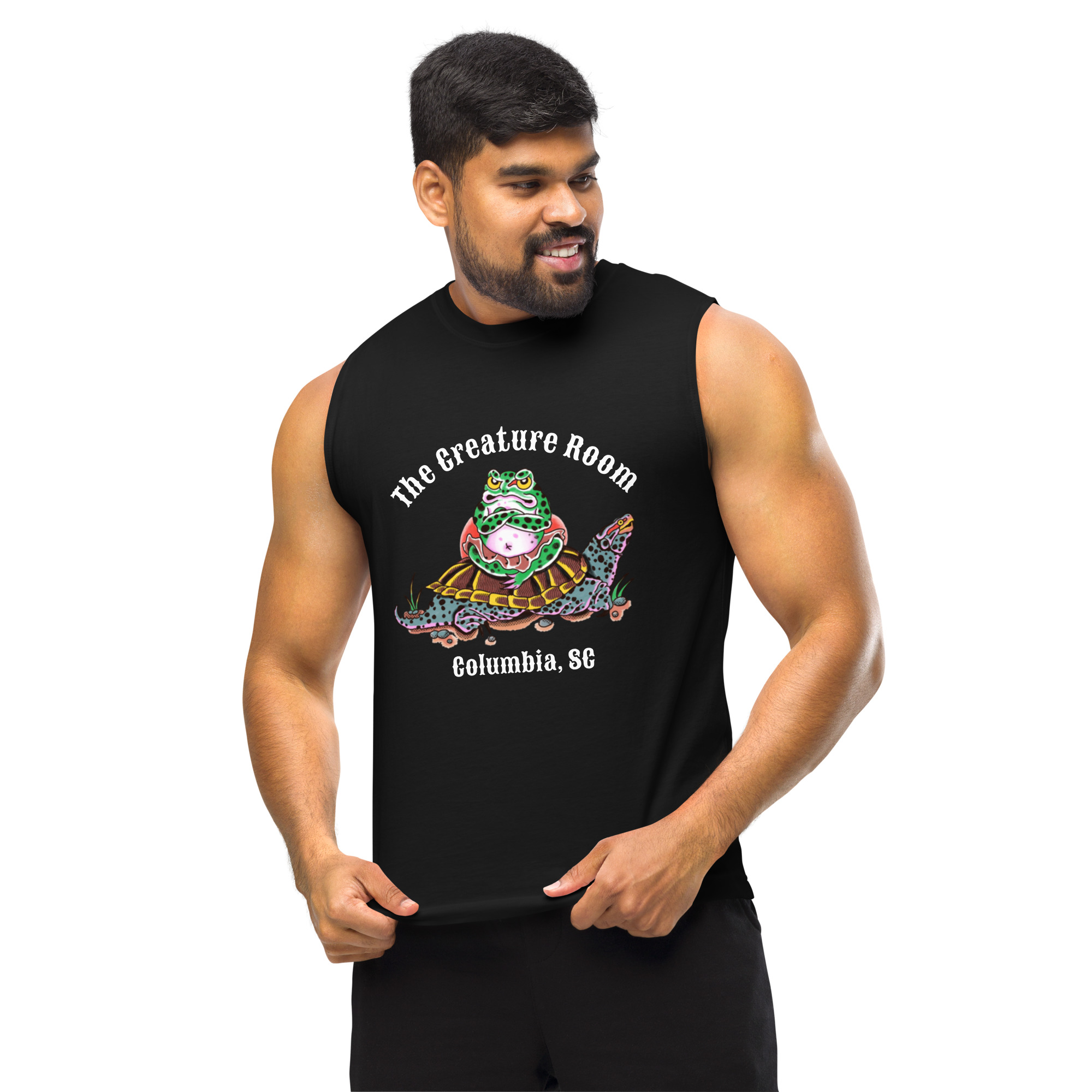 Turtle Frog Muscle Shirt - Image 2