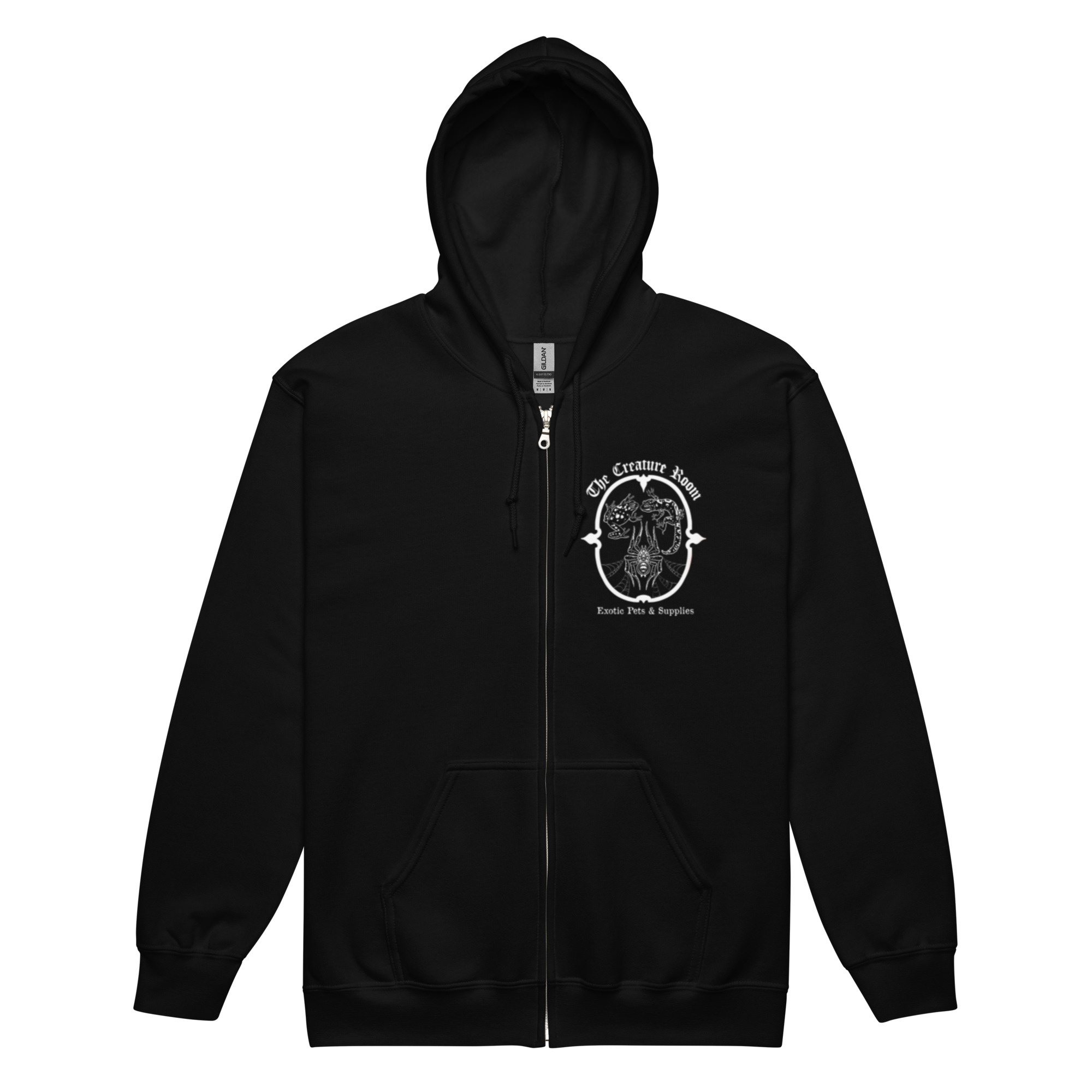 Unisex Heavy Blend Zip Logo Hoodie
