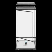 Paludarium terrarium for reptiles and amphibians with waterproof base